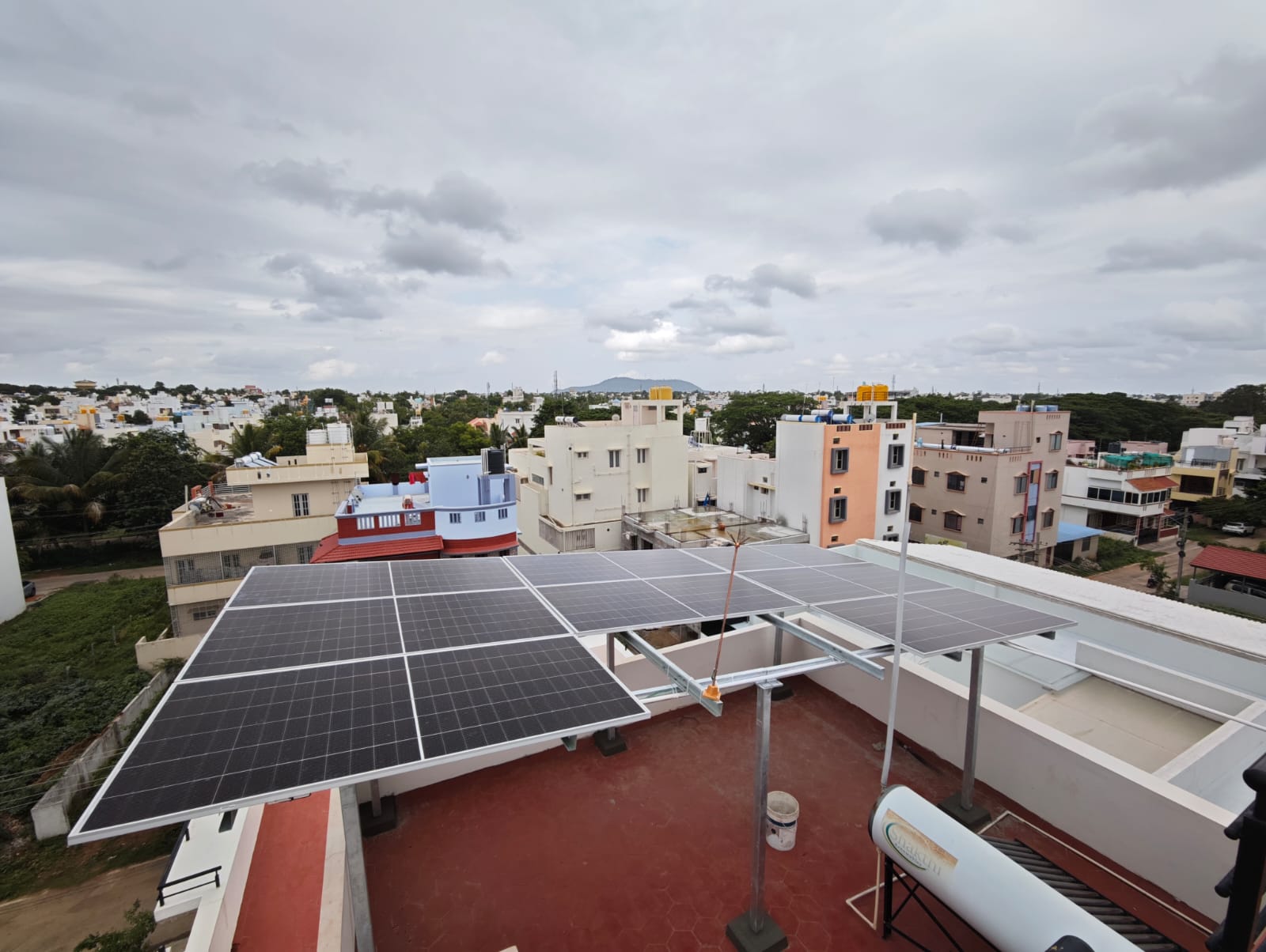 5 kW Enphase On-Grid Solar system at Vijayanagara, Mysore
